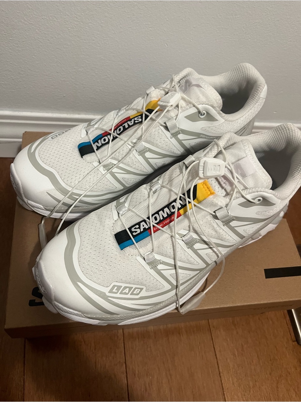SALOMON XT-6 SNEAKERS IN WHITE - Picture 3 of 6